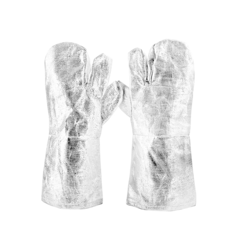 Brannsikre hansker av aluminiumsfolie
