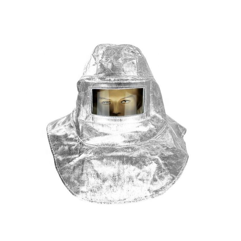 Brannsikker aluminiumsfolie hette ansiktsbeskyttelse for sveising